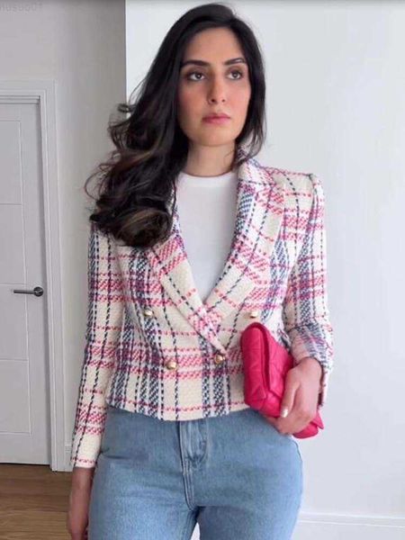 women's suits blazers klkxmyt traf blazers women's jacket 2023 fashion tweed cropped blazer coat long sleeve double-breasted femal, White;black
women's suits blazers klkxmyt traf blazers women's jacket 2023 fashion tweed cropped blazer coat long sleeve double-breasted femal, White;black