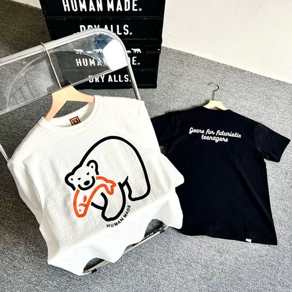 mens tshirts oversized human made white tshirts cotton casual polar bear printed tee 230724, White;black
mens tshirts oversized human made white tshirts cotton casual polar bear printed tee 230724, White;black