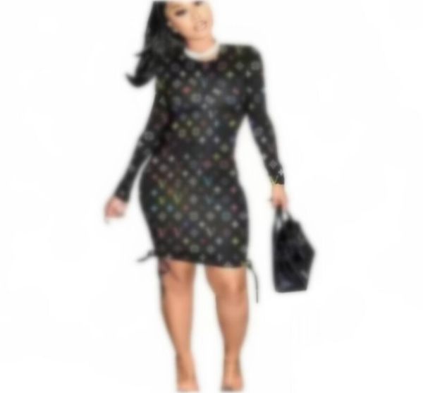 new women dresses for puff luxury letter print dresses v neck casual designer dress clothes plus size, Black;gray
new women dresses for puff luxury letter print dresses v neck casual designer dress clothes plus size, Black;gray