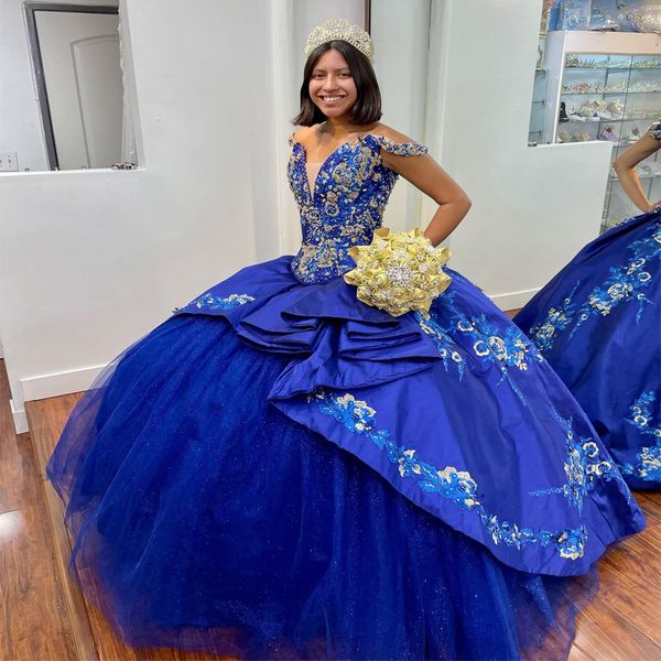 luxury glittering blue off-shoulder quinceanera dresses applique lace crystal vestidos de 15 anos birthday party corset ball gown, Blue;red
luxury glittering blue off-shoulder quinceanera dresses applique lace crystal vestidos de 15 anos birthday party corset ball gown, Blue;red