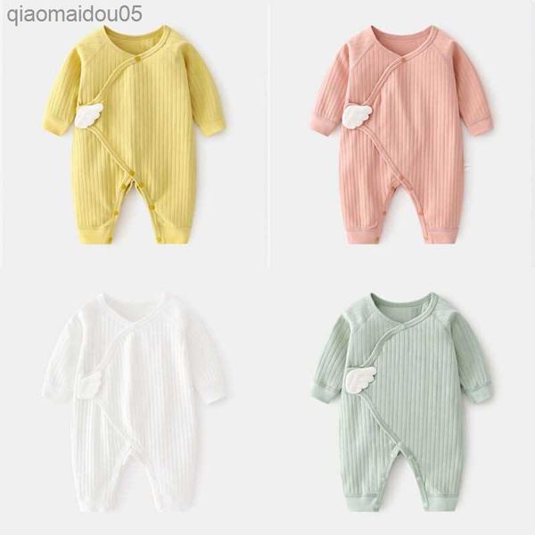 new born bodysuits spring autumn new style 100% cotton long sleeve rompers cute baby girls boys onesie solid color soft pajamas l230712, Blue
new born bodysuits spring autumn new style 100% cotton long sleeve rompers cute baby girls boys onesie solid color soft pajamas l230712, Blue