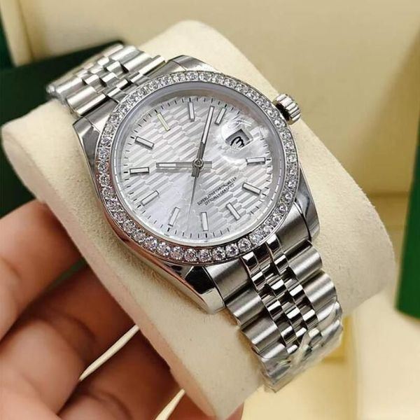 36mm women's diamond watch ladies automatic mechanical watches lady woman stainless steel folding buckle sport waterproof wristwatch fa, Slivery;brown
36mm women's diamond watch ladies automatic mechanical watches lady woman stainless steel folding buckle sport waterproof wristwatch fa, Slivery;brown