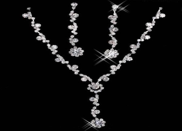 2020 elegant bridal jewelry necklace alloy plated rhinestones pearls crystal jewelry set for wedding bride bridesmaid in 150492520716, Silver
2020 elegant bridal jewelry necklace alloy plated rhinestones pearls crystal jewelry set for wedding bride bridesmaid in 150492520716, Silver