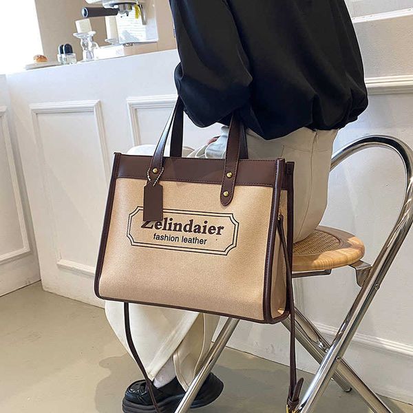 women's bag new tote bag 2023 popular contrast handbag large capacity printed letter crossbody bag
women's bag new tote bag 2023 popular contrast handbag large capacity printed letter crossbody bag