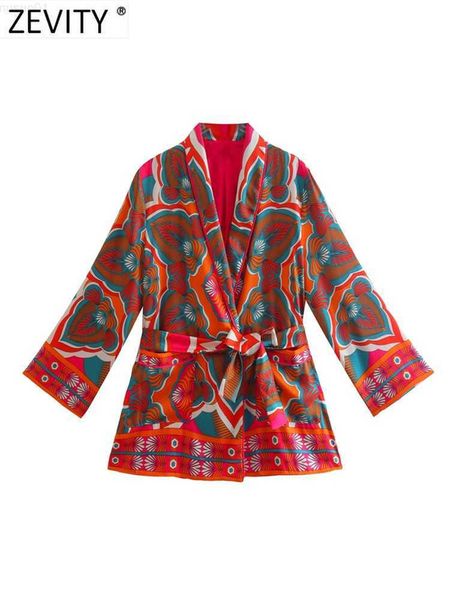 women's suits blazers zevity women vintage patchwork tropical leaves print soft touch belt kimono blazer coat female chic pockets suits, White;black
women's suits blazers zevity women vintage patchwork tropical leaves print soft touch belt kimono blazer coat female chic pockets suits, White;black