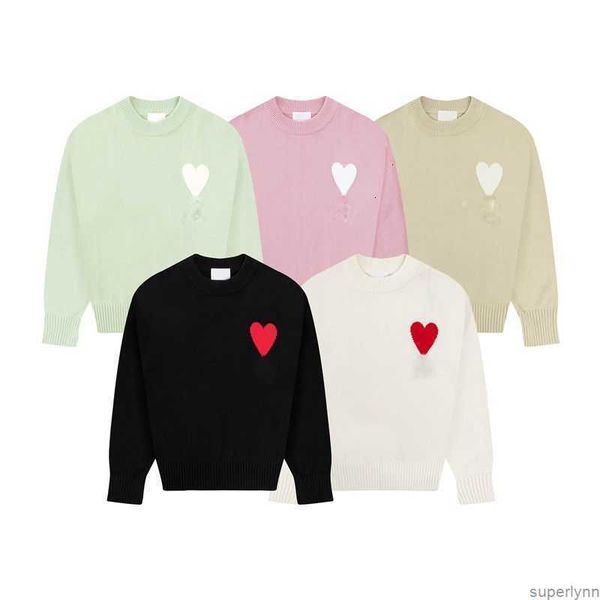 de designer men's paris coeur sweaters amis love jacquard crew neck sweater fashion brand streetwear for men and p32y, White;black
de designer men's paris coeur sweaters amis love jacquard crew neck sweater fashion brand streetwear for men and p32y, White;black