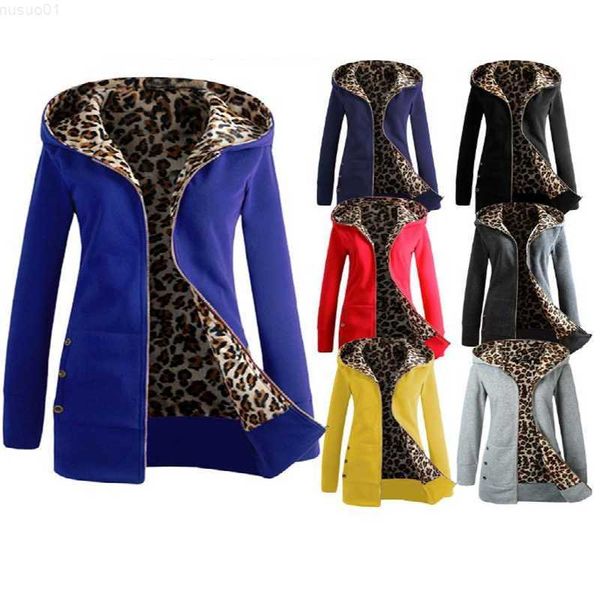 women's jackets women jacket thicker hooded sweatshirt leopard zipper coat women plus velvet overcoat outwear women's autumn jacke, Black;brown
women's jackets women jacket thicker hooded sweatshirt leopard zipper coat women plus velvet overcoat outwear women's autumn jacke, Black;brown