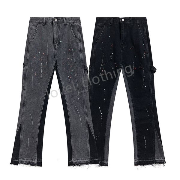galleries jeans depts mens flare pants designer fashion splash ink graffiti print washed cloth high street luxury women pants casual plus si, Black
galleries jeans depts mens flare pants designer fashion splash ink graffiti print washed cloth high street luxury women pants casual plus si, Black