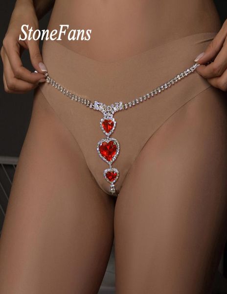 stonefans luxury red crystal heart thong body jewelry for women love rhinestone waist chain bikini underwear panties4002208, Silver
stonefans luxury red crystal heart thong body jewelry for women love rhinestone waist chain bikini underwear panties4002208, Silver