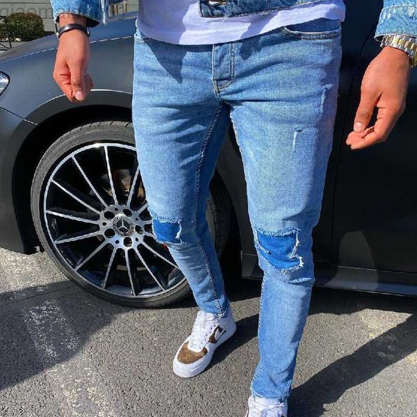 men's jeans casual men skinny jeans 2023 spring new fashion patchwork slim stretch denim trousers male streetwear biker jeans hip hop p, Blue
men's jeans casual men skinny jeans 2023 spring new fashion patchwork slim stretch denim trousers male streetwear biker jeans hip hop p, Blue