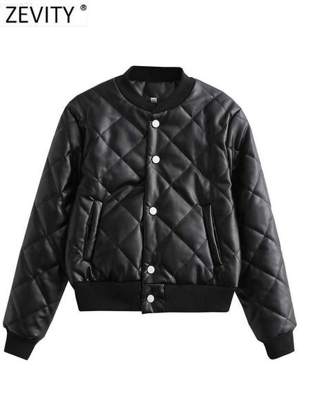 women's jackets zevity women fashion stand collar patchwork pu leather short jacket coat female breasted cotton pad outerwear chic ct2, Black;brown
women's jackets zevity women fashion stand collar patchwork pu leather short jacket coat female breasted cotton pad outerwear chic ct2, Black;brown