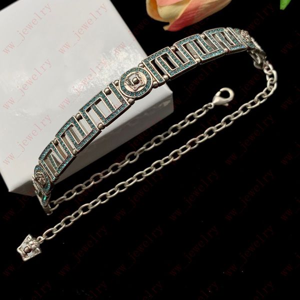 simple retro interlock necklace, full of diamond inlaid trend logo hip hop punk senior gift, Golden;silver
simple retro interlock necklace, full of diamond inlaid trend logo hip hop punk senior gift, Golden;silver