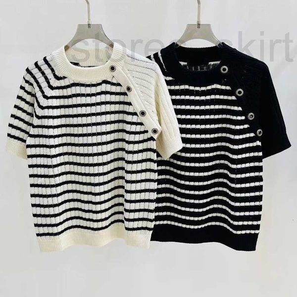 women's t-shirt designer knitted round neck striped short sleeve casual versatile raglan sweater 2023 pre autumn new 4bwn, White
women's t-shirt designer knitted round neck striped short sleeve casual versatile raglan sweater 2023 pre autumn new 4bwn, White