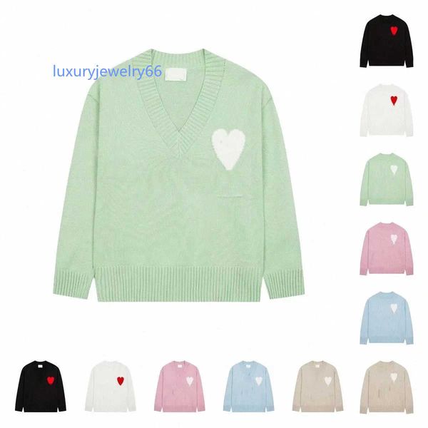 men's sweaters autumn winter pullover sweater love amies embroidered jacquard paris fashion loose casual knitwear amis for men and wome, White;black
men's sweaters autumn winter pullover sweater love amies embroidered jacquard paris fashion loose casual knitwear amis for men and wome, White;black