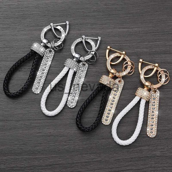 keychains lanyards crystal antilost luxury leather keychain women men buckle car key ring chain holder phone number tag keyfob jewelry j2307, Silver
keychains lanyards crystal antilost luxury leather keychain women men buckle car key ring chain holder phone number tag keyfob jewelry j2307, Silver