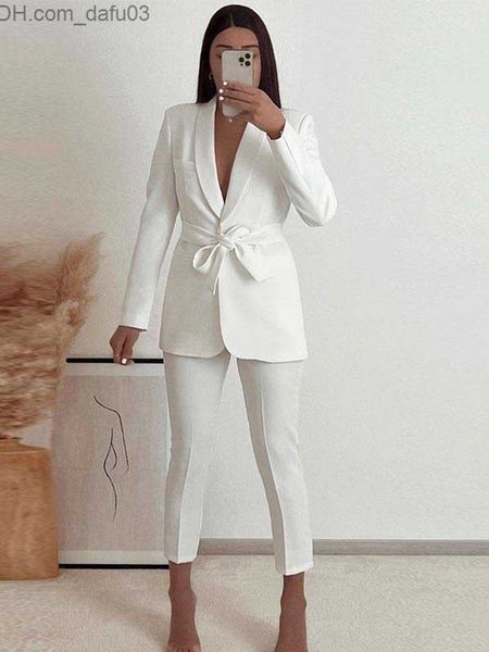 women's two piece pants fashion solid with jacket women's retro polo collar long sleeve jacket 2-piece set 2023 spring chic office, White
women's two piece pants fashion solid with jacket women's retro polo collar long sleeve jacket 2-piece set 2023 spring chic office, White