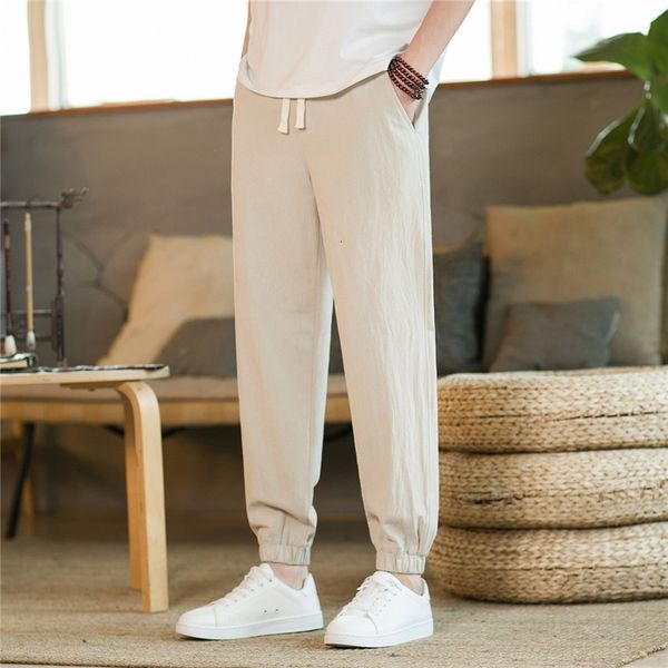 mens pants spring and summer linen leggings thin breathable cropped casual ice silk cotton sports chubby 230724, Black
mens pants spring and summer linen leggings thin breathable cropped casual ice silk cotton sports chubby 230724, Black