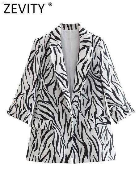 women's suits blazers zevity women fashion animal striped print open stitching blazer coat office lady chic three quarter sleeve suits, White;black
women's suits blazers zevity women fashion animal striped print open stitching blazer coat office lady chic three quarter sleeve suits, White;black