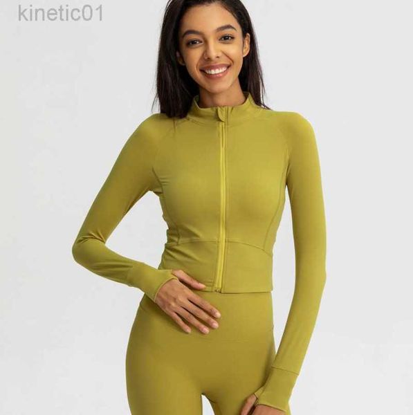 desginer alo yoga jacket autumn and winter fitness suit women's stretch nude suit long-sleeved tight-fitting jacket, Black;brown
desginer alo yoga jacket autumn and winter fitness suit women's stretch nude suit long-sleeved tight-fitting jacket, Black;brown