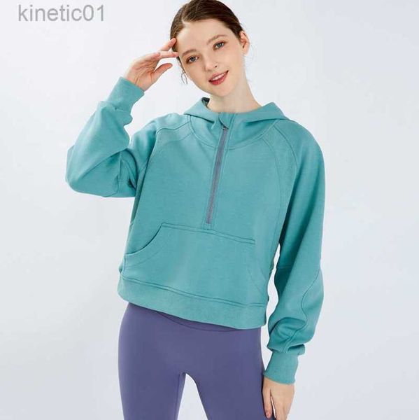 designer lululemens women jacket autumn/winter half zip sweater women's hoodie loose fashion pure cotton casual hooded thickened fitnes, White
designer lululemens women jacket autumn/winter half zip sweater women's hoodie loose fashion pure cotton casual hooded thickened fitnes, White