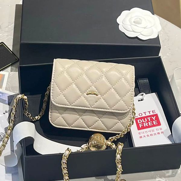 mini golden ball women cute crossbody bag classic diamond lattice leather quilted adjustable chain coin purse luxury handbag clutch multi po
mini golden ball women cute crossbody bag classic diamond lattice leather quilted adjustable chain coin purse luxury handbag clutch multi po