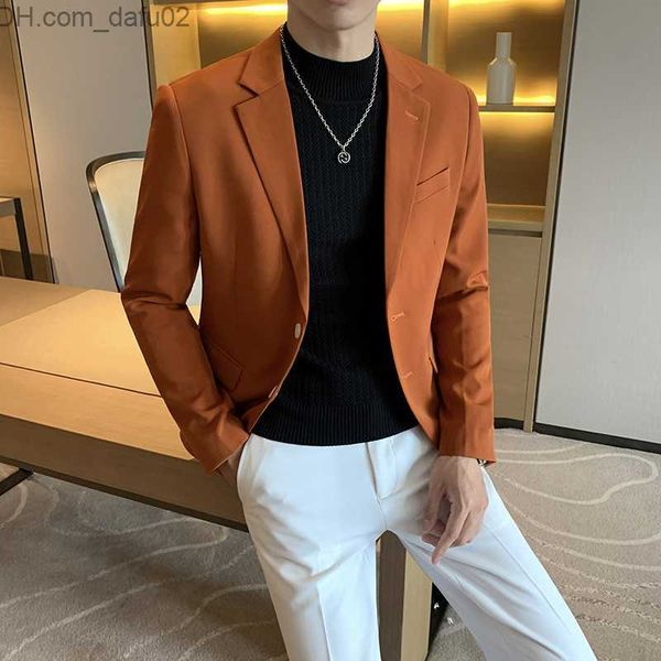 men's tracksuits 2022 classic casual suit jacket men's wedding slim suit coat elegant luxury coat korean tailcoat s-3xl z230724, Gray
men's tracksuits 2022 classic casual suit jacket men's wedding slim suit coat elegant luxury coat korean tailcoat s-3xl z230724, Gray