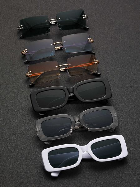 men's accessories 6pcs/set men's metal plastic geometric fashion glasses combination, Crystal
men's accessories 6pcs/set men's metal plastic geometric fashion glasses combination, Crystal