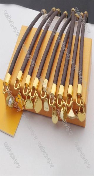 dropship fashion classic flat brown brand designer leather bracelet for women and men metal lock head charm bracelets earrings bra7151367, Golden;silver
dropship fashion classic flat brown brand designer leather bracelet for women and men metal lock head charm bracelets earrings bra7151367, Golden;silver