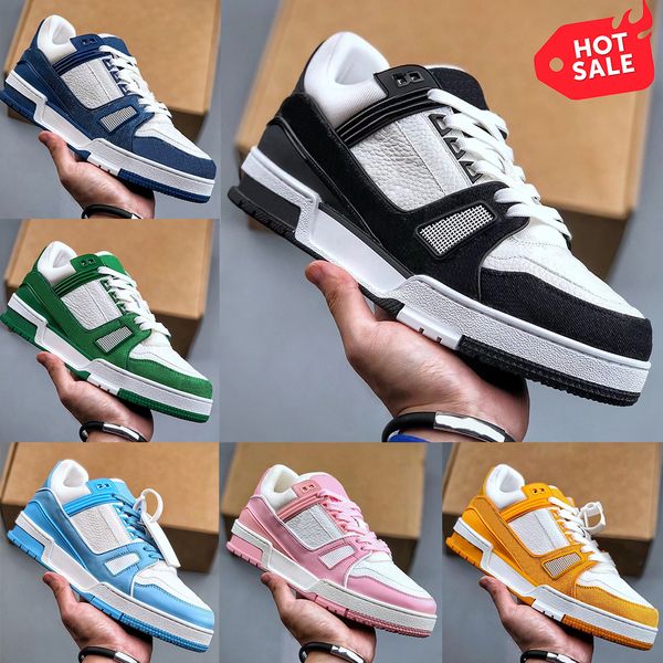 designer shoes logo embossed trainer sneaker black sky blue green yellow red denim triple white grey pink luxury mens casual sneakers womens
designer shoes logo embossed trainer sneaker black sky blue green yellow red denim triple white grey pink luxury mens casual sneakers womens