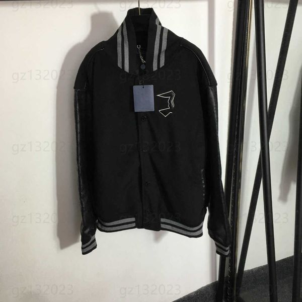 women cardigan sweatshirt varsity jacket designer back embroidery letter single breasted patchwork leather long sleeve jacket plush baseball, Black;brown
women cardigan sweatshirt varsity jacket designer back embroidery letter single breasted patchwork leather long sleeve jacket plush baseball, Black;brown