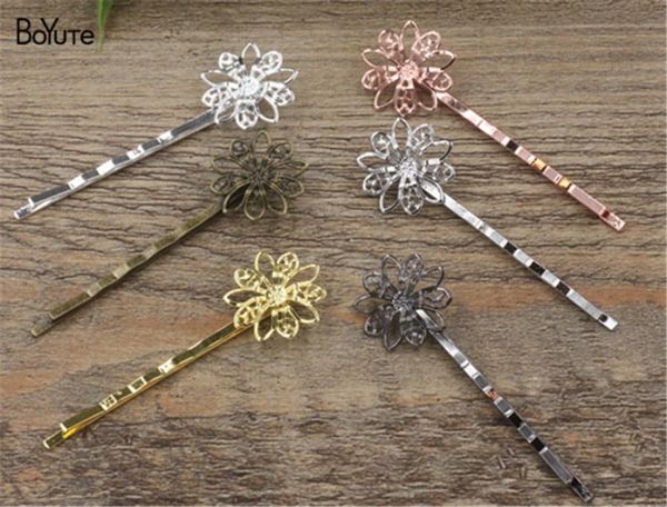 boyute pieces hansenne style 18mm filigree flower hairclip 6 colors plated women hairpin6591862, Golden;silver
boyute pieces hansenne style 18mm filigree flower hairclip 6 colors plated women hairpin6591862, Golden;silver
