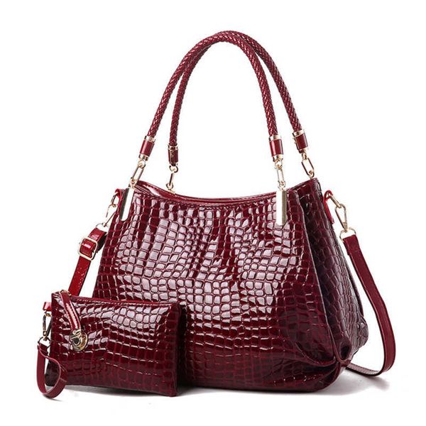 totes 2pcs women's bag set luxury crocodile women's bag pu leather shoulder bag brand composite bagstylishdesignerbags
totes 2pcs women's bag set luxury crocodile women's bag pu leather shoulder bag brand composite bagstylishdesignerbags