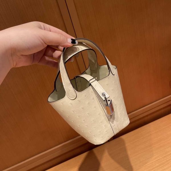 picotin pure hand-made q version vegetable basket 14 ostrich skin wool white leather handbag 14
picotin pure hand-made q version vegetable basket 14 ostrich skin wool white leather handbag 14