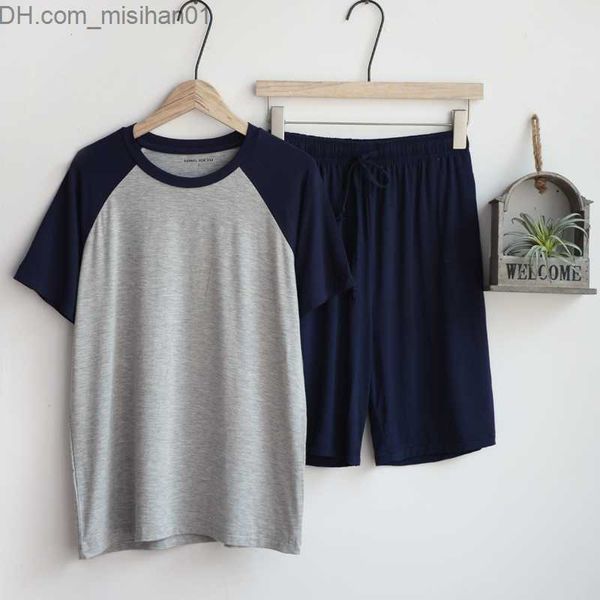 men's sleepwear modal summer pajamas for men thin section loose short sleeved pajamas can be worn outdoors sportswear family service cl, Black;brown
men's sleepwear modal summer pajamas for men thin section loose short sleeved pajamas can be worn outdoors sportswear family service cl, Black;brown
