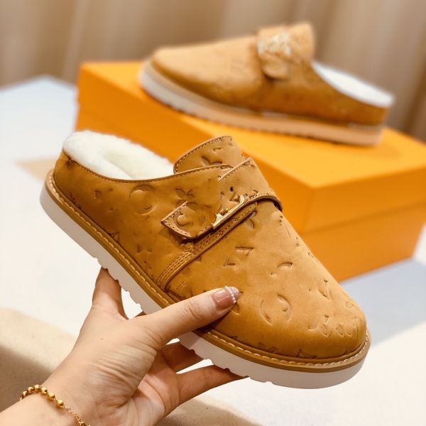 monograms sandal easy mule fur lining women men slides vintage brown tan logo cosy comfort slippers designer clog shearling warm slip on fla, Black
monograms sandal easy mule fur lining women men slides vintage brown tan logo cosy comfort slippers designer clog shearling warm slip on fla, Black
