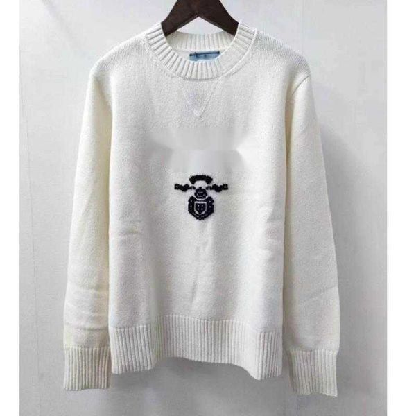 wool knitwear women sweaters pd designer sweater round neck pullover jacket jacquard embroidery sweatshirt long sleeved sweater knit shirt, White;black
wool knitwear women sweaters pd designer sweater round neck pullover jacket jacquard embroidery sweatshirt long sleeved sweater knit shirt, White;black