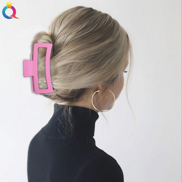 fashion blogger designer jewelry spring frosted hair clip, simple square horsetail clip, large size 13cm accessories barrettes hair wholesal, Slivery;golden
fashion blogger designer jewelry spring frosted hair clip, simple square horsetail clip, large size 13cm accessories barrettes hair wholesal, Slivery;golden