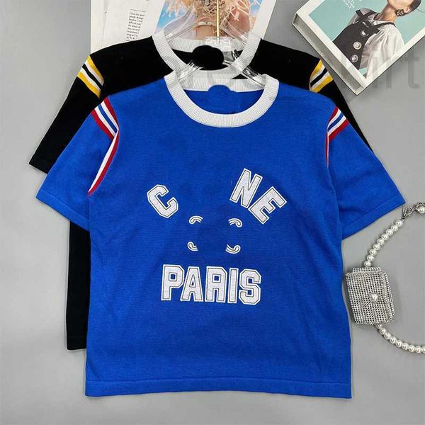 women's knits & tees designer knitted round neck short sleeve letter embroidery thin t-shirt 2023 summer new product batch 13ds, White
women's knits & tees designer knitted round neck short sleeve letter embroidery thin t-shirt 2023 summer new product batch 13ds, White