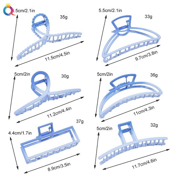 fashion blogger designer jewelry gradient metal grip clip with advanced feel curly hair shark clip accessories barrettes hair wholesale zj76, Slivery;golden
fashion blogger designer jewelry gradient metal grip clip with advanced feel curly hair shark clip accessories barrettes hair wholesale zj76, Slivery;golden