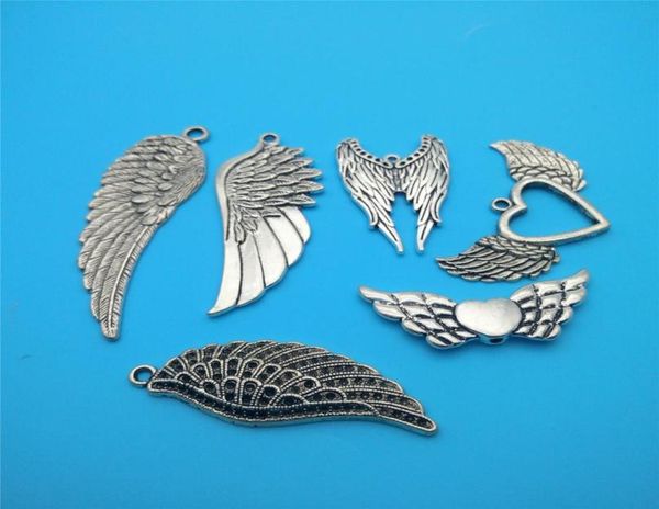 mixed tibetan silver plated wing charms pendants for jewelry making findings bracelets handmade accessories diy gifts v1031990417, Bronze;silver
mixed tibetan silver plated wing charms pendants for jewelry making findings bracelets handmade accessories diy gifts v1031990417, Bronze;silver