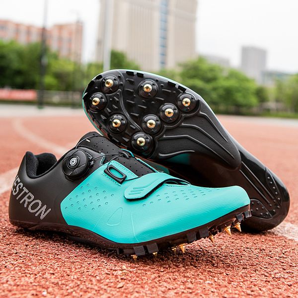 safety shoes rotating self-locking track and field shoes women's sports shoes black running training shoes lightweight men's sport, Black;brown
safety shoes rotating self-locking track and field shoes women's sports shoes black running training shoes lightweight men's sport, Black;brown