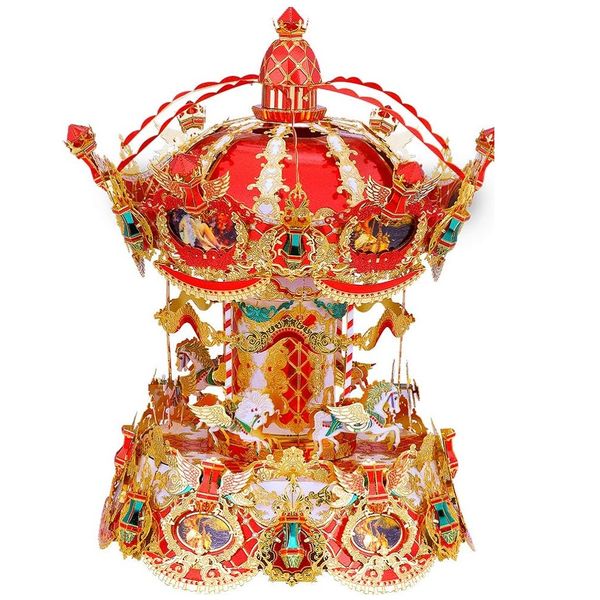 piececool 3d metal puzzle red carousel music box model craft collection brain teaser stress relief toys handmade entertainment for adults an
piececool 3d metal puzzle red carousel music box model craft collection brain teaser stress relief toys handmade entertainment for adults an