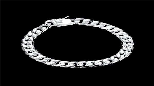 ship 8mm square buckle side brace 925 silver bracelet jspb227beast gift men and women sterling silver plated chain link bra6236856, Black
ship 8mm square buckle side brace 925 silver bracelet jspb227beast gift men and women sterling silver plated chain link bra6236856, Black
