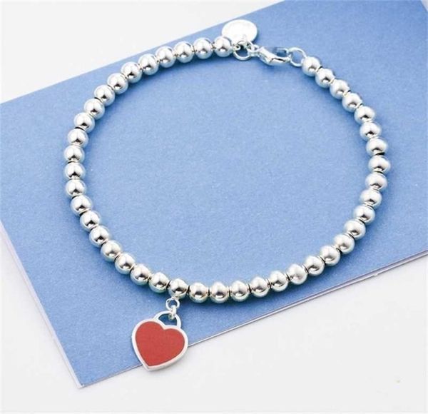 925 silver bracelet women mini heart charm 4mm beaded romantic couple birthday jewelry gift with co 2201218690775, Black
925 silver bracelet women mini heart charm 4mm beaded romantic couple birthday jewelry gift with co 2201218690775, Black
