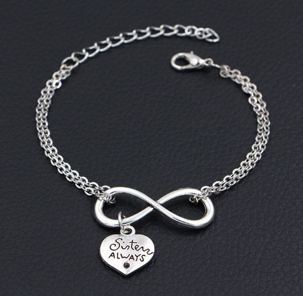 2019 new minimalism double infinity love sister always friends pendant bracelets for women men chain bangles for diy party je8378598, Golden;silver
2019 new minimalism double infinity love sister always friends pendant bracelets for women men chain bangles for diy party je8378598, Golden;silver