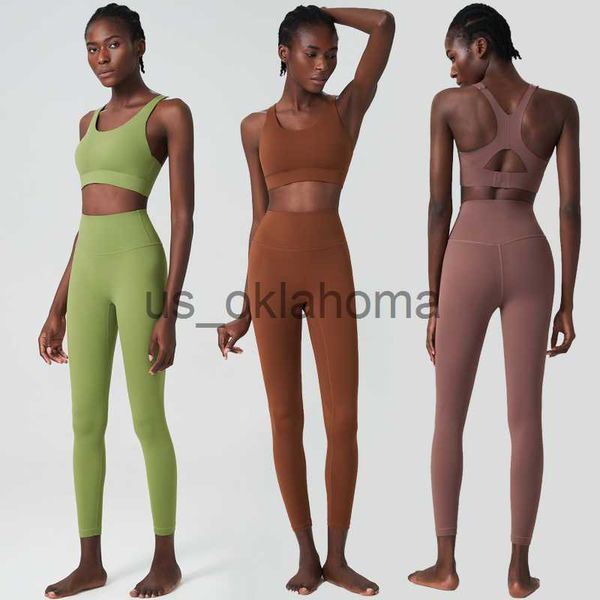 yoga outfit women two pieces fitness yoga set solid color super stretch lycra gym running suit buttery soft breathable workout clothes j2307
yoga outfit women two pieces fitness yoga set solid color super stretch lycra gym running suit buttery soft breathable workout clothes j2307