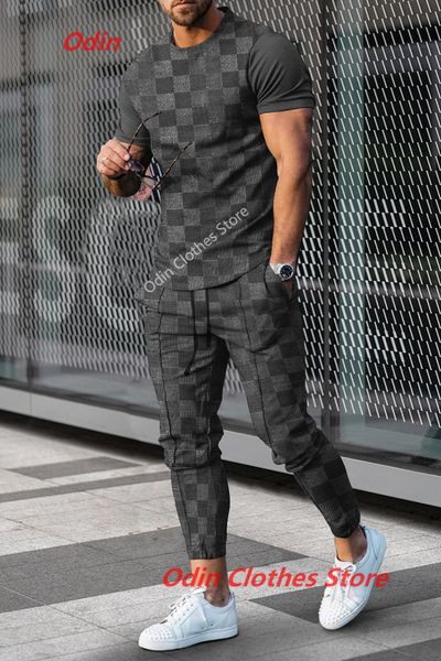 men's tracksuits trend summer men trousers tracksuit 3d print 2 pieces sets tshirts long pants sportwear jogging suit clothing 230724, Gray
men's tracksuits trend summer men trousers tracksuit 3d print 2 pieces sets tshirts long pants sportwear jogging suit clothing 230724, Gray