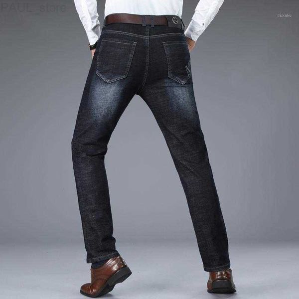 men's jeans vrokino brand 2021 autumn and winter straight stretch mid-waist denim trousers for men l230724, Blue
men's jeans vrokino brand 2021 autumn and winter straight stretch mid-waist denim trousers for men l230724, Blue