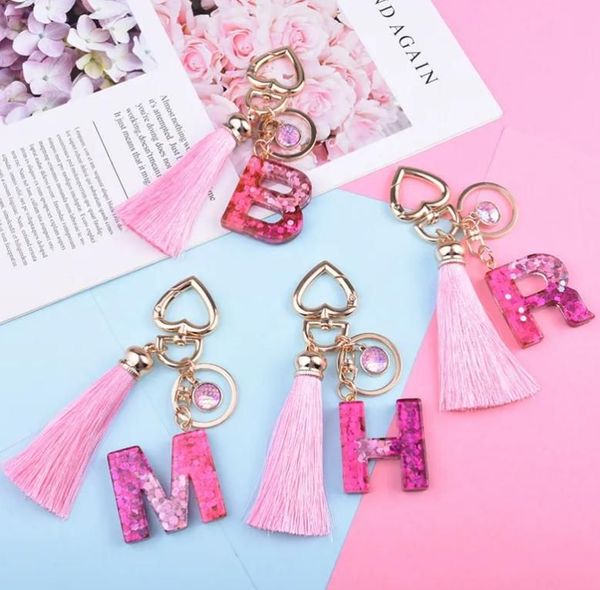 fashion initial letter keychain tassel acrylic keychain a-z letter keychain charm bag couple bag gift df131, Silver
fashion initial letter keychain tassel acrylic keychain a-z letter keychain charm bag couple bag gift df131, Silver