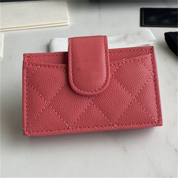 designer bag 23b wallet new classic embossed calfskin with metal flap bag for women change accessories with advanced sense